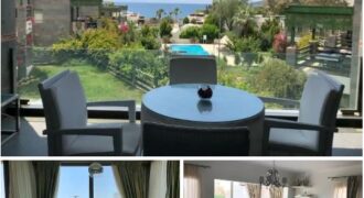 3 bedroom residence with full sea view in center of Bodrum